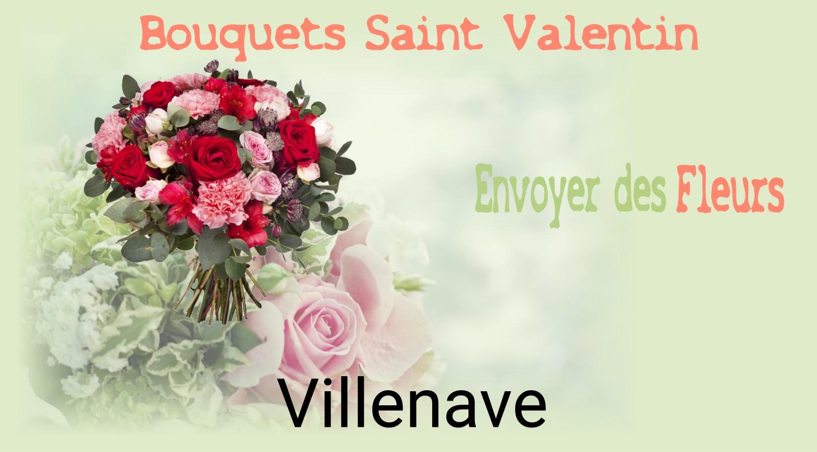 Roses de Saint-Valentin livrées à Villenave